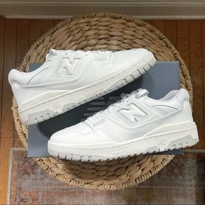 NEW BALANCE 550 WHITE GREY SIZE 10